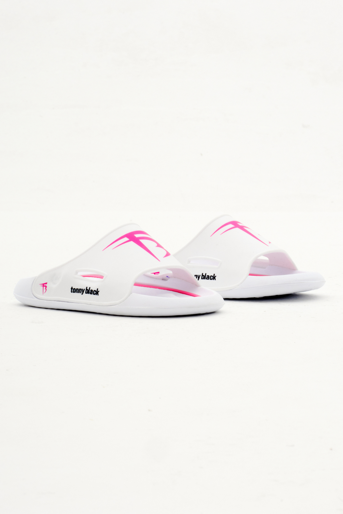 Çocuk Unisex Beyaz Poli Taban Logolu Terlik