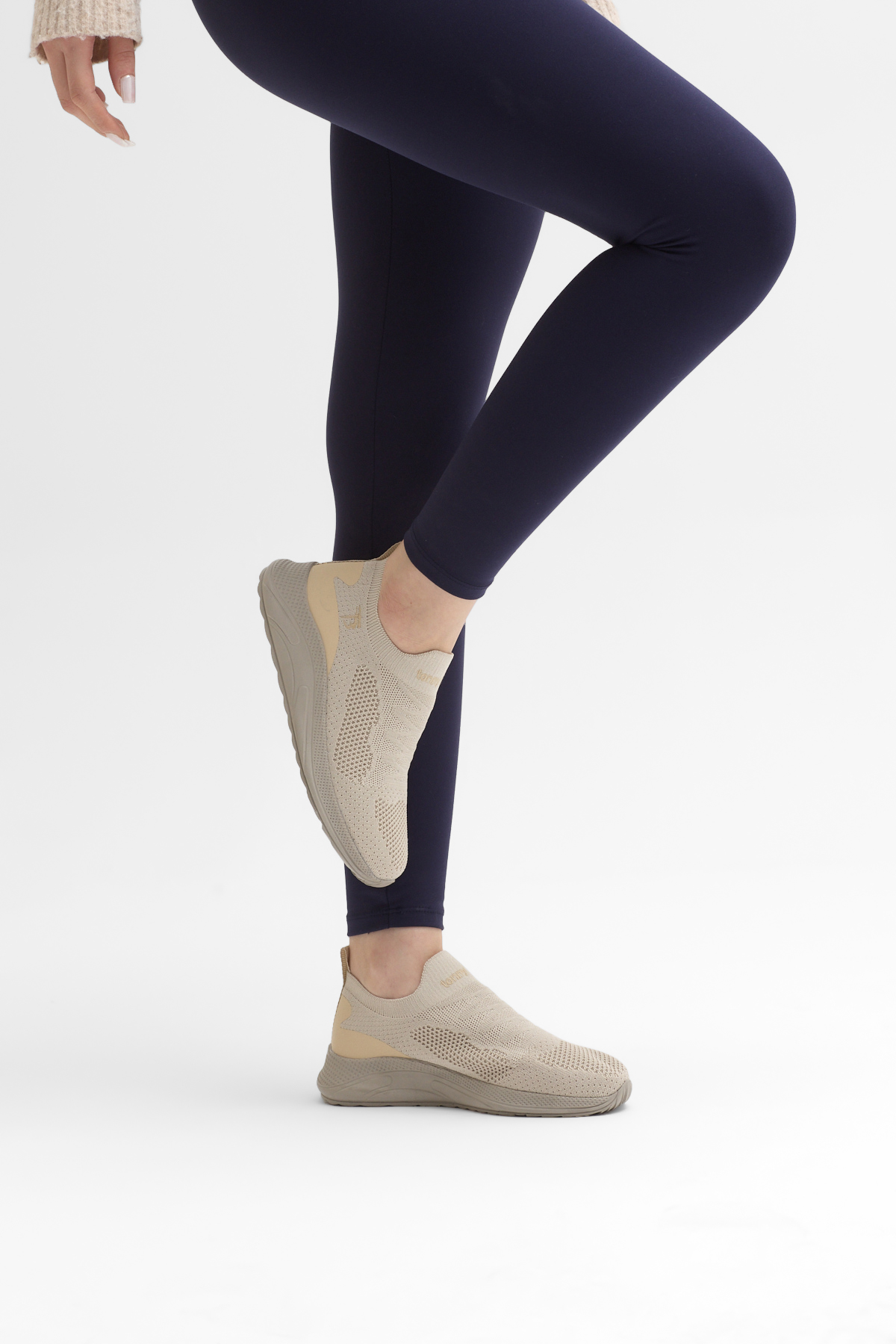 Erkek Bej Eva Taban Rahat Kalıp Günlük Spor Ayakkabı