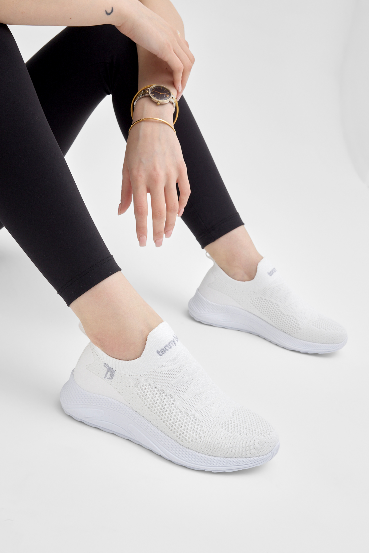 Erkek Beyaz Eva Taban Rahat Kalıp Günlük Spor Ayakkabı