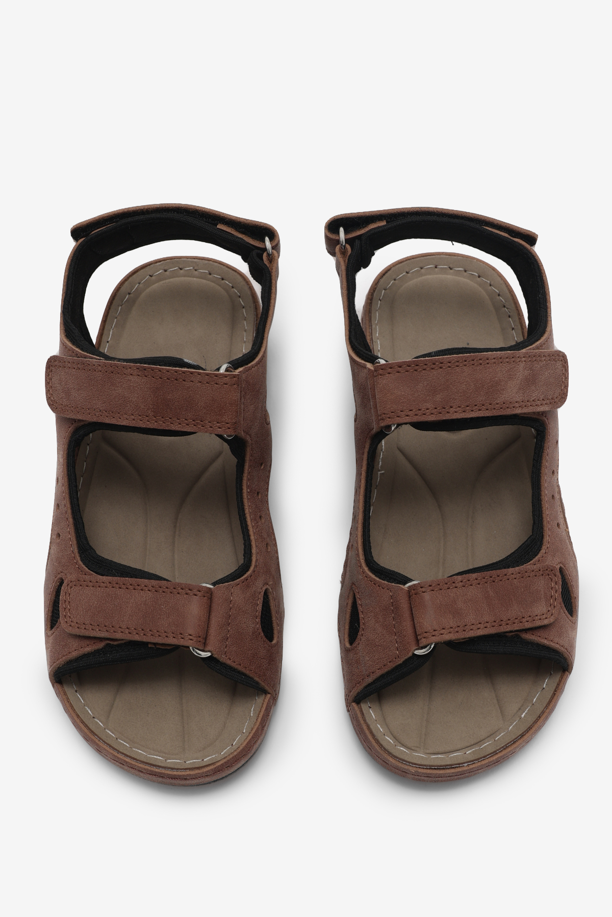 Erkek Taba Rahat Kalıp Poli Taban Çırtlı Sandalet