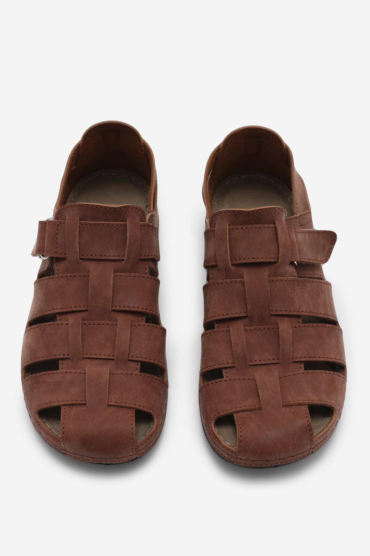 Erkek Taba Rahat Kalıp Poli Taban Kapalı Sandalet