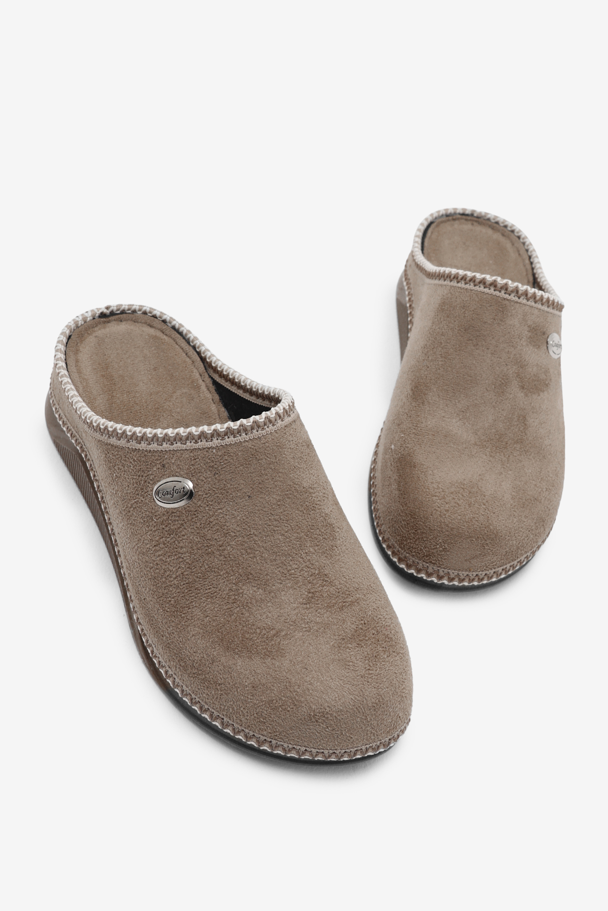 Kadın Bej Rahat Kalıp Poli Taban Günlük Terlik