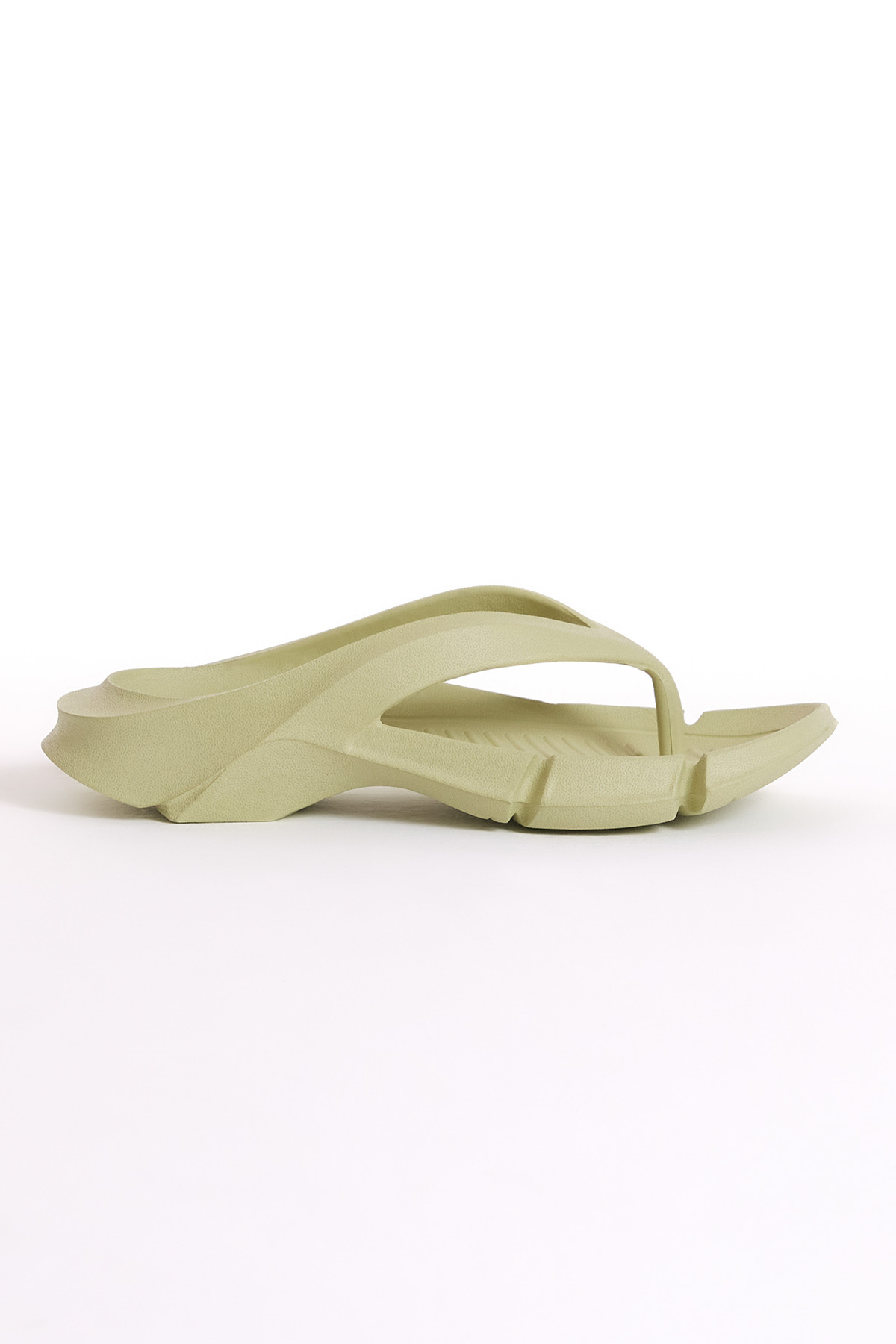 Kadın Çimen Yeşili Kalın Tabanlı Parmak Arası Eva Terlik