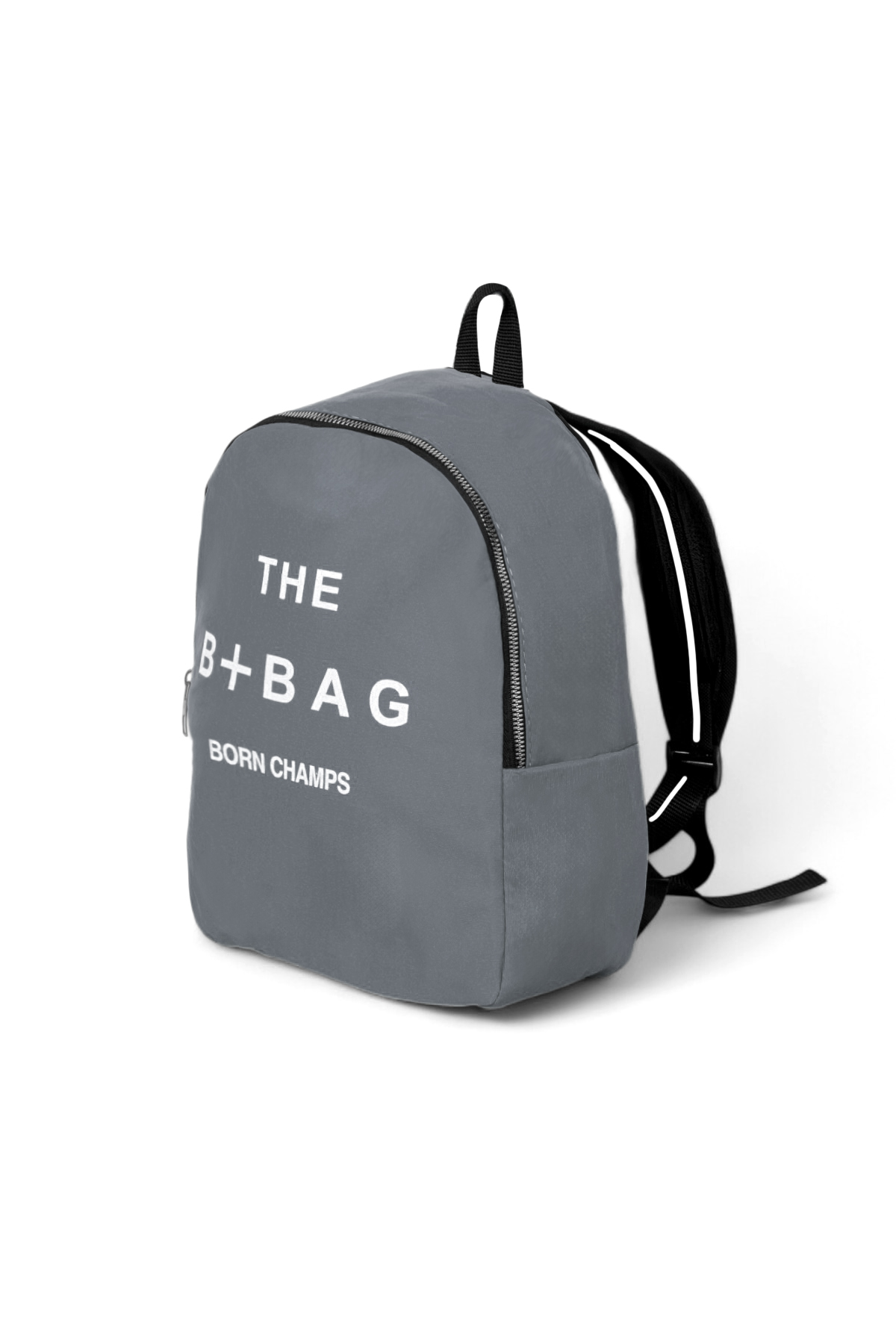 Kadın Füme Yazı Baskılı Tek Bölmeli Sırt Çantası