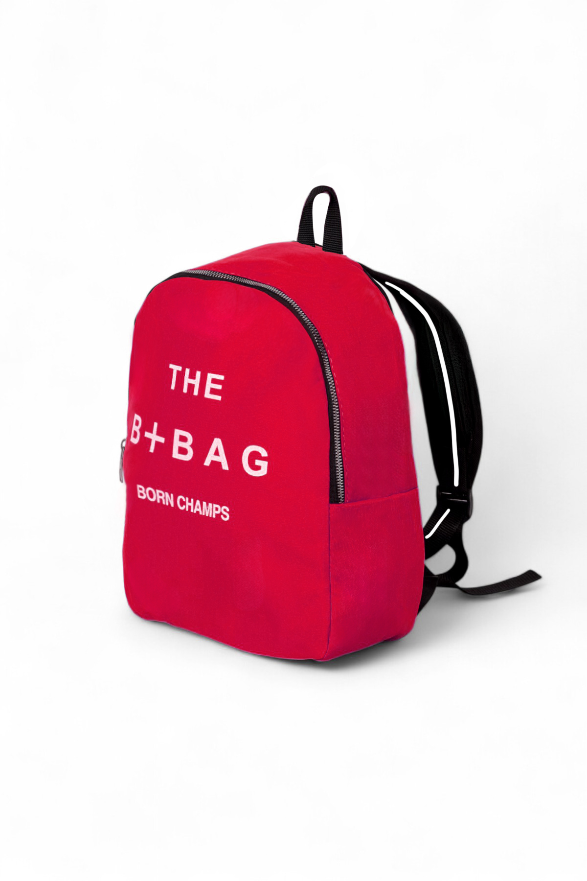 Kadın Fuşya Yazı Baskılı Tek Bölmeli Sırt Çantası