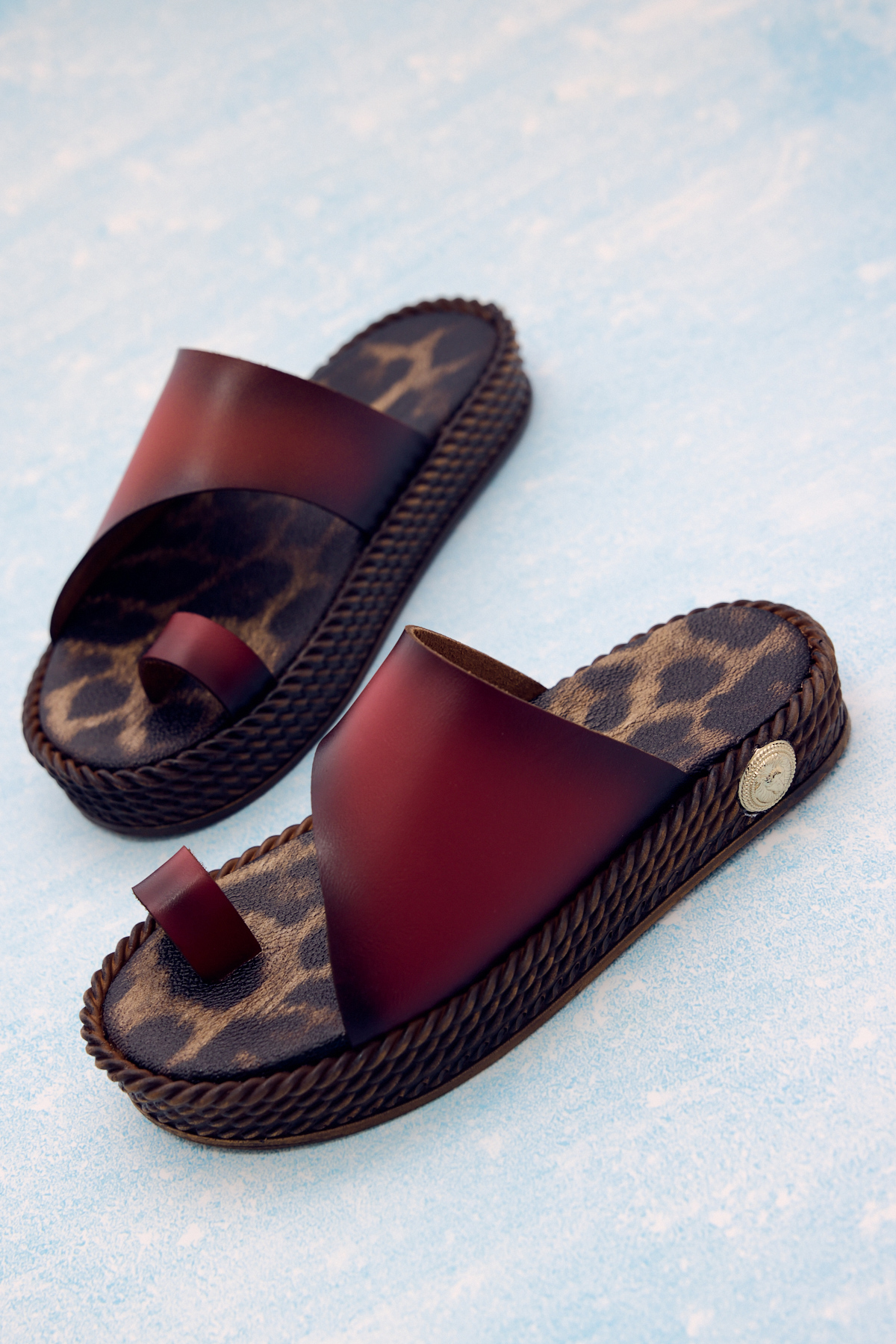 Kadın Kırmızı Poli Taban Rahat Kalıp Parmak Arası Terlik