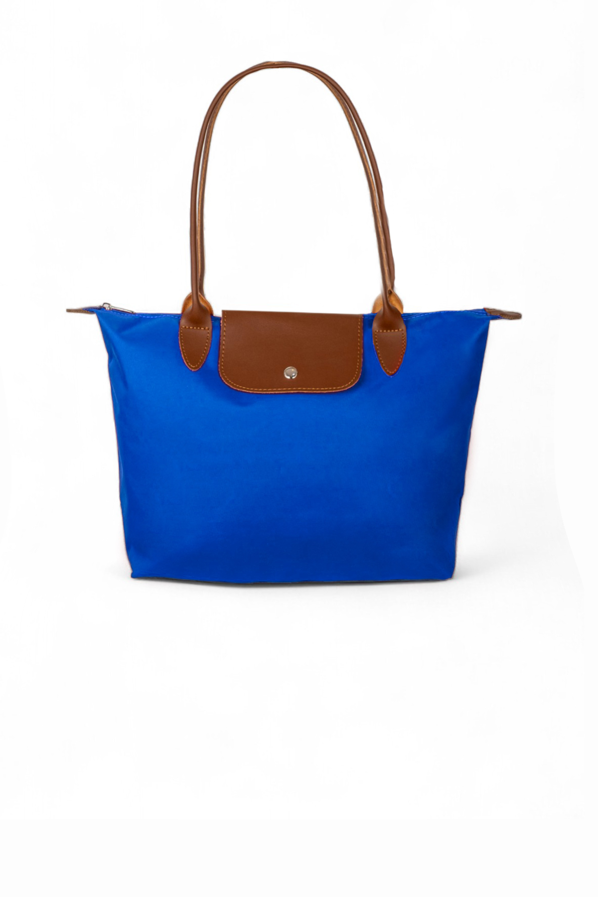 Kadın Sax Mavi Orta Boy Askılı El ve Omuz Çantası