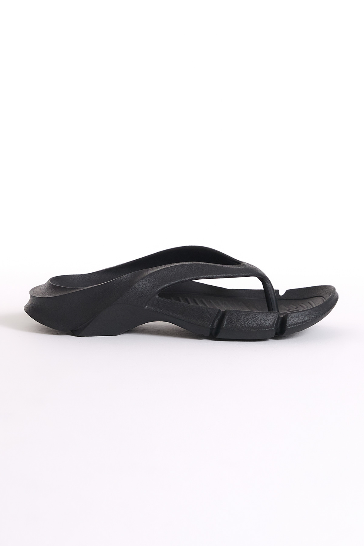 Kadın Siyah Kalın Tabanlı Parmak Arası Eva Terlik