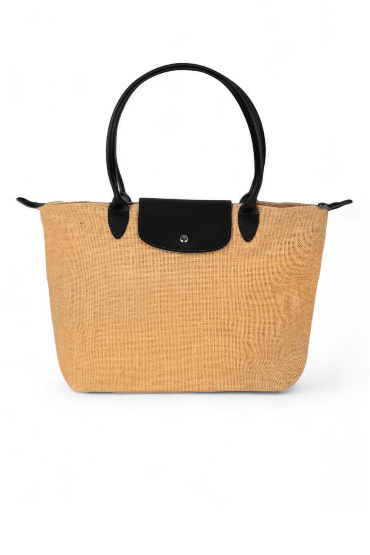 Kadın Siyah Orta Boy Askılı Hasır El ve Omuz Çantası