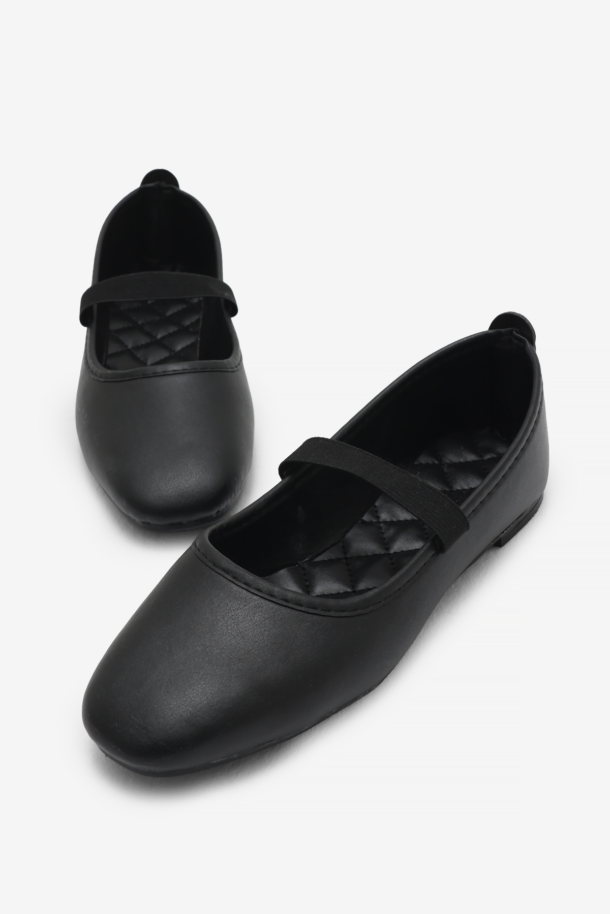 Kadın Siyah Siyah Kadın Kemer Bantlı Günlük Rahat Babet