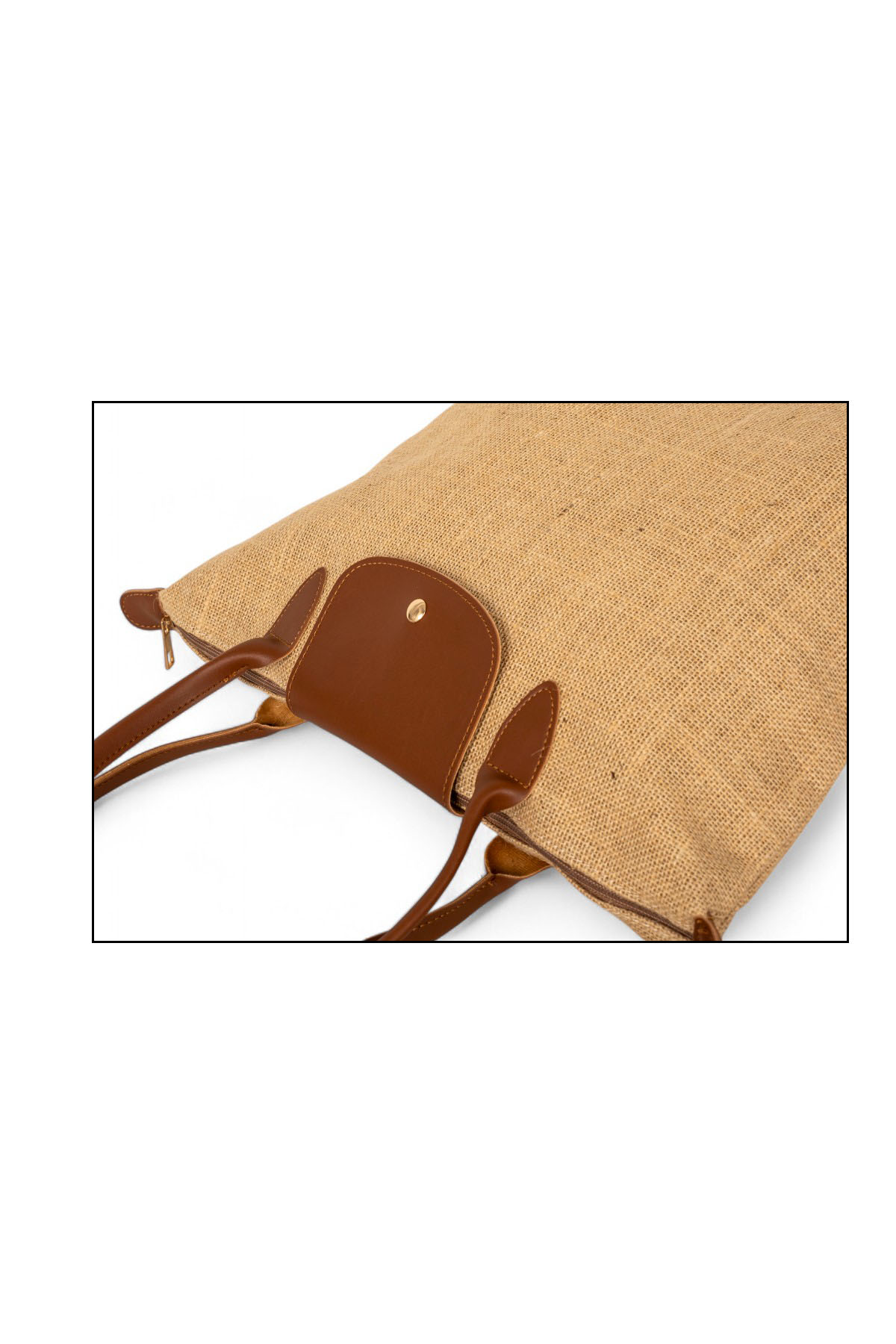 Kadın Taba Orta Boy Askılı Hasır El ve Omuz Çantası