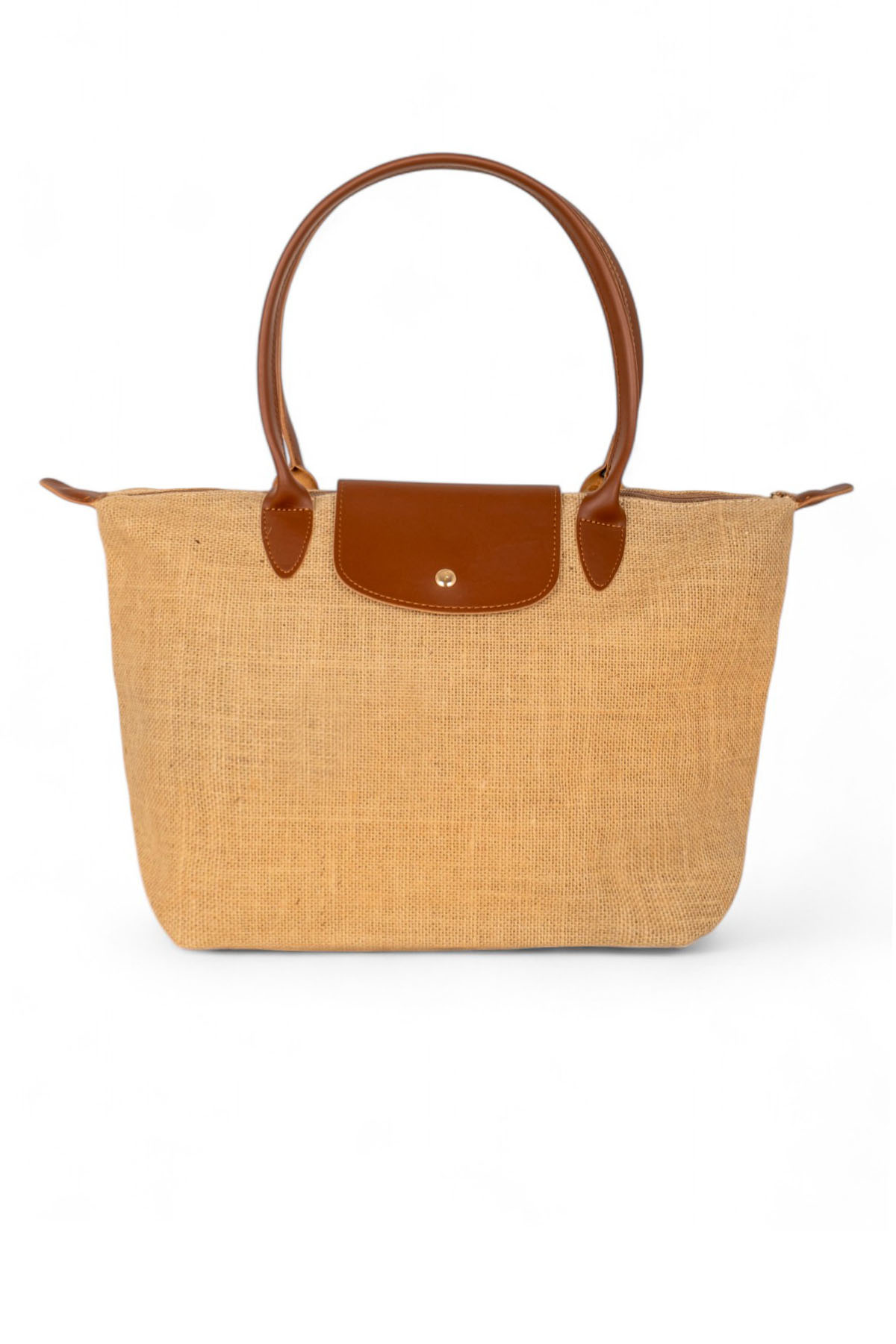 Kadın Taba Orta Boy Askılı Hasır El ve Omuz Çantası