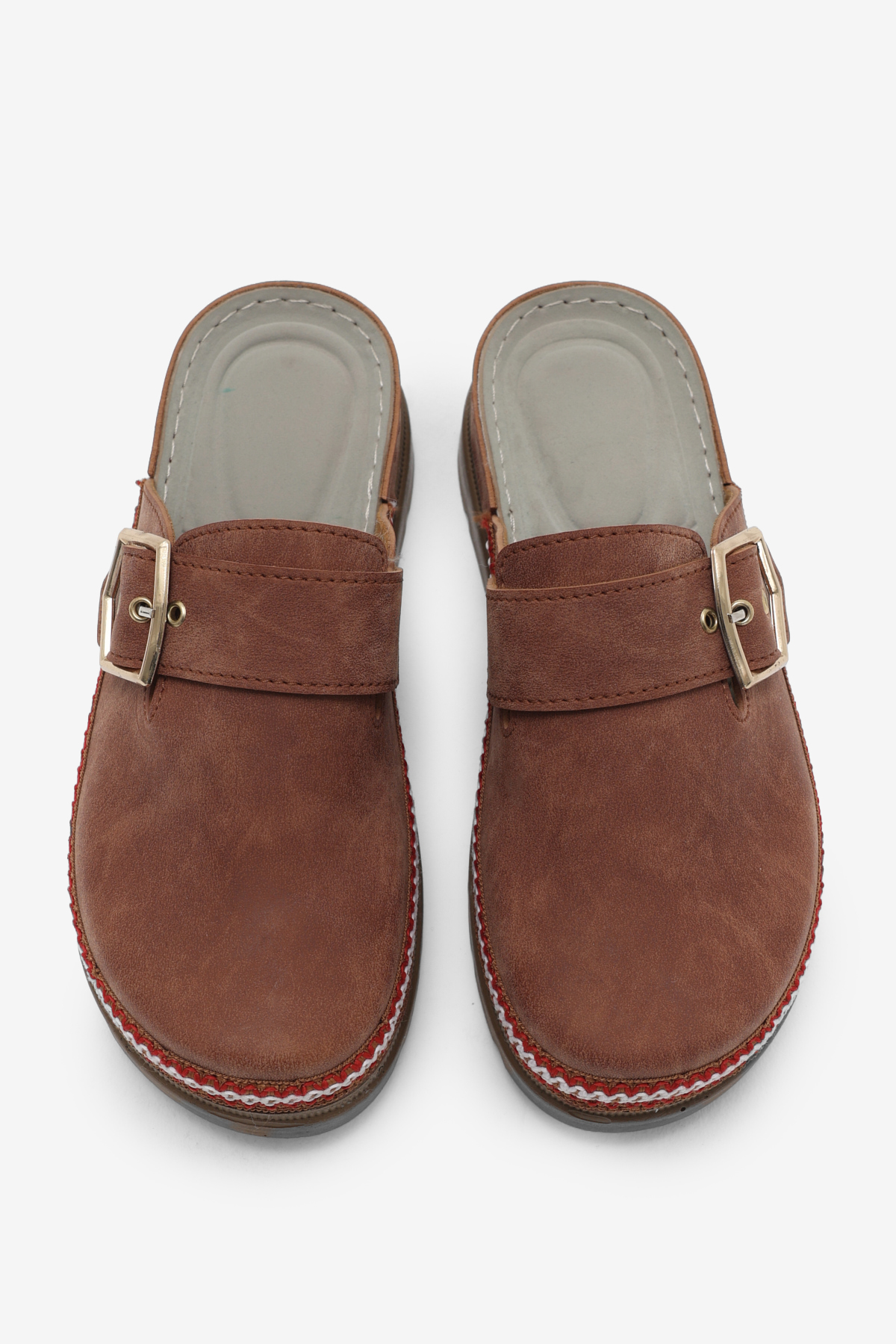 Kadın Taba Poli Taban Rahat Kalıp Tokalı Terlik