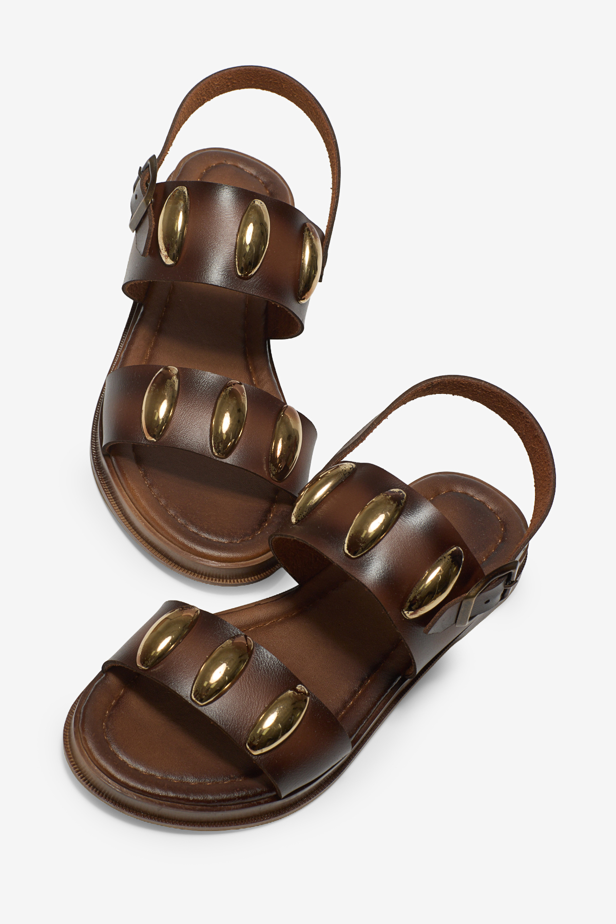 Kadın Taba Termo Taban Tokalı Tek Bantlı Sandalet