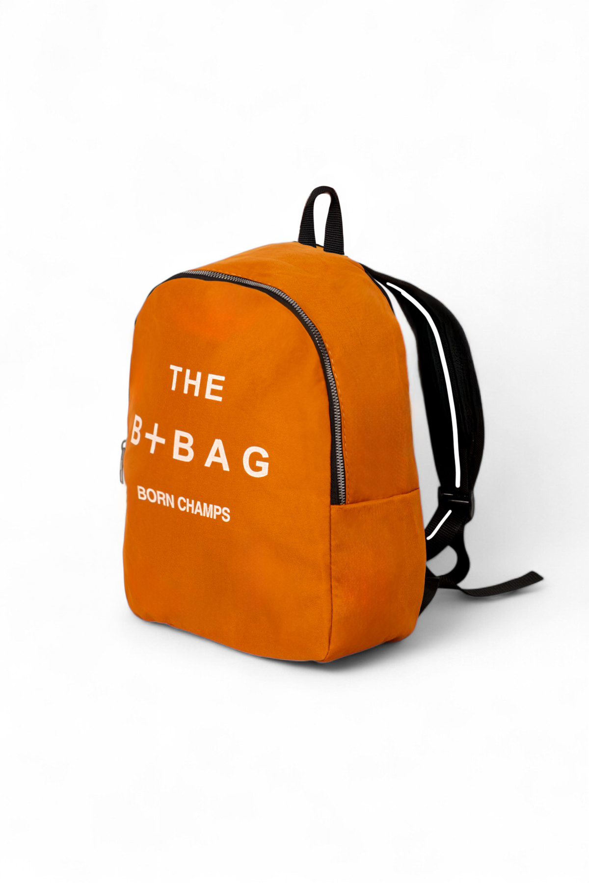 Kadın Tarçın Yazı Baskılı Tek Bölmeli Sırt Çantası