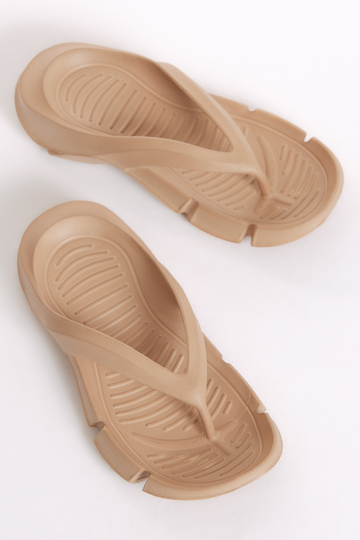 Kadın Vizon Kalın Tabanlı Parmak Arası Eva Terlik