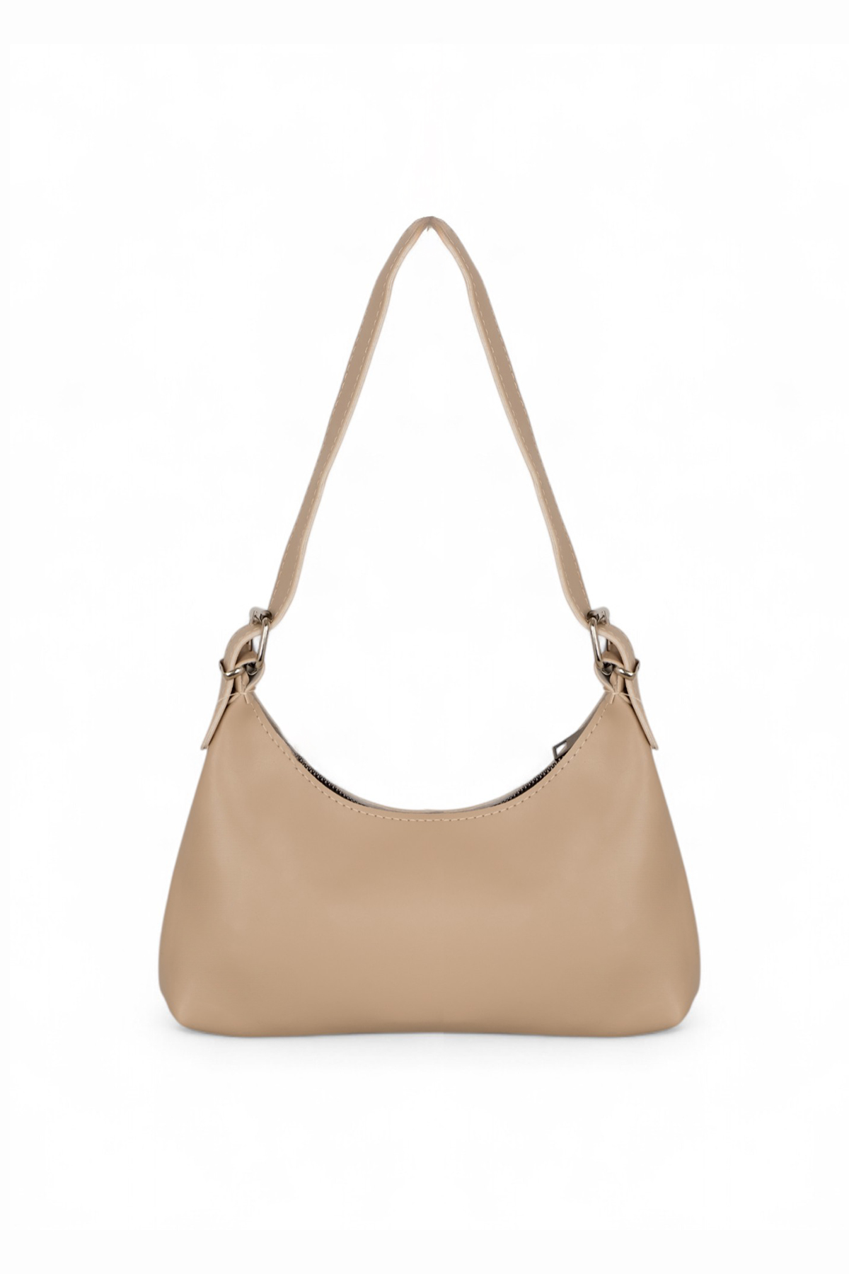 Kadın Vizon Suni Deri Baget El ve Omuz Çantası