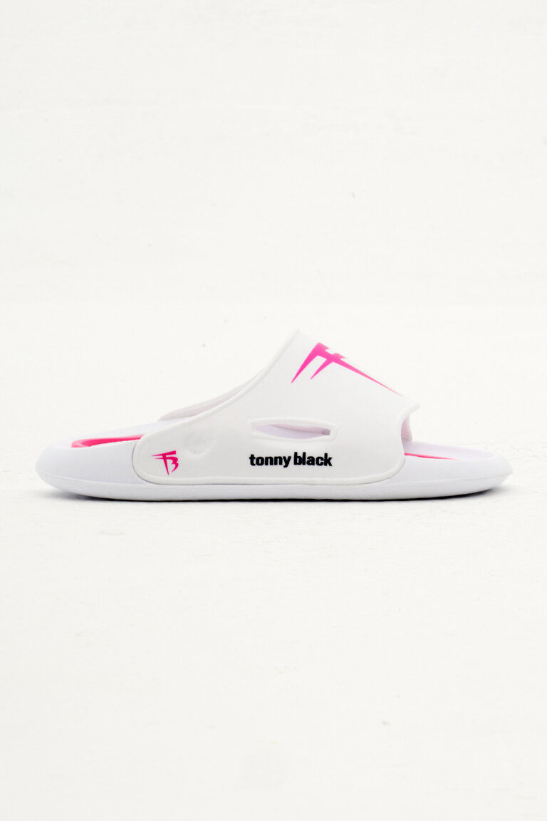 Çocuk Unisex Beyaz Poli Taban Logolu Terlik
