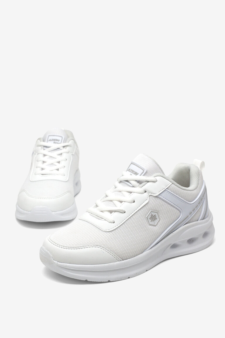 Kadın Beyaz Rahat Kalıp Hafif  Konforlu Sneaker