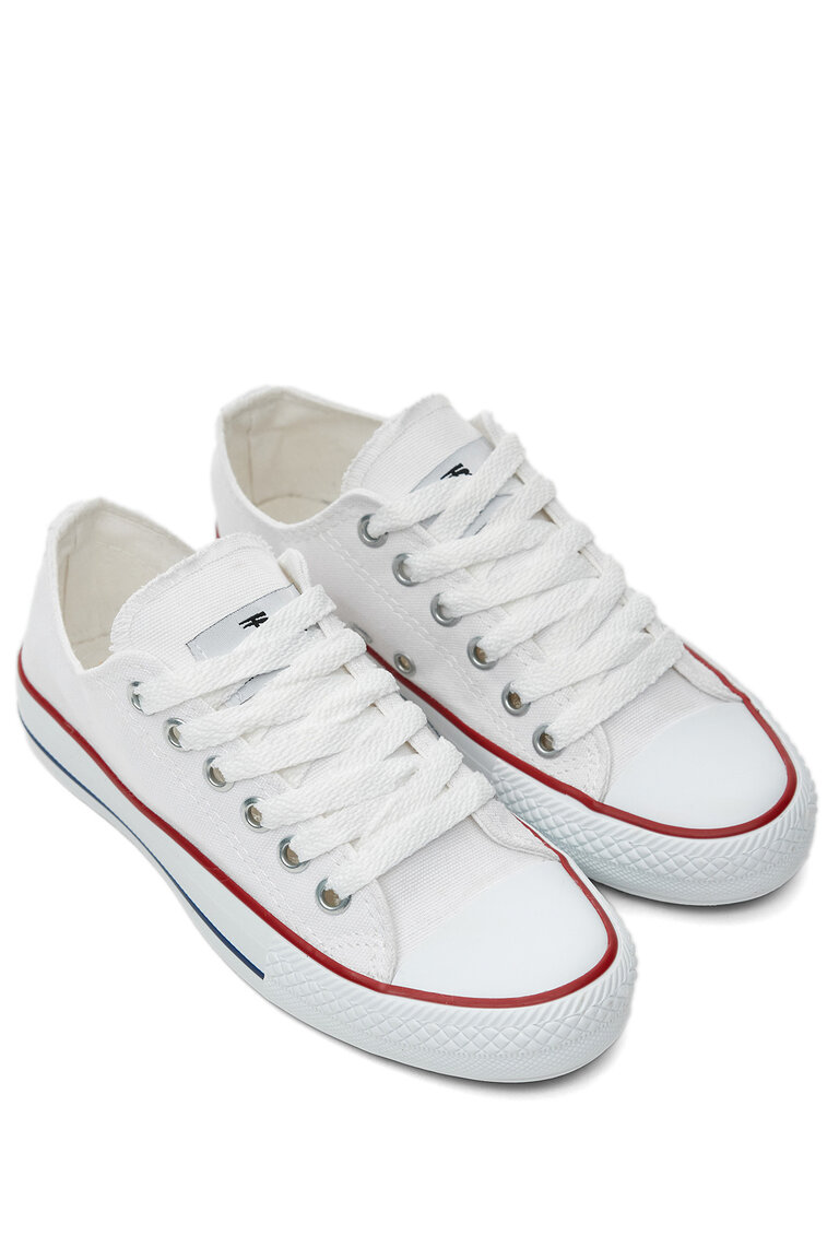 Unisex Beyaz Rahat Kalıp Sneaker Ayakkabı