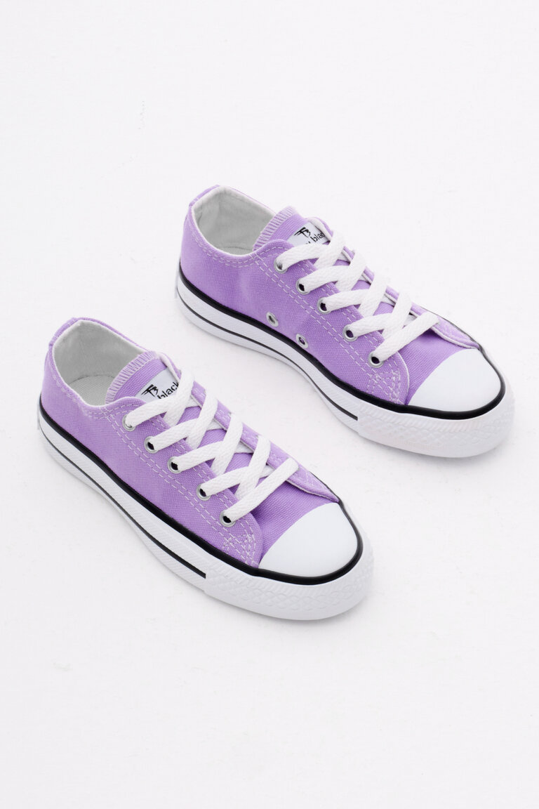 Çocuk Unisex Lila Rahat Kalip Bağcıklı Spor Ayakkabı