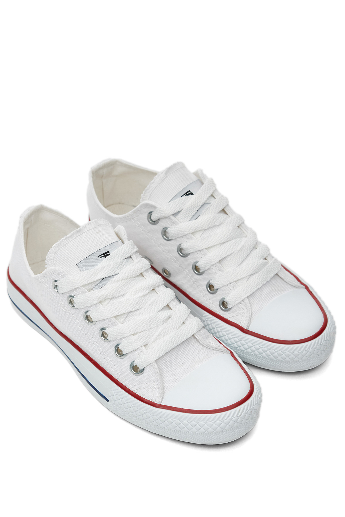 Unisex Beyaz Rahat Kalıp Sneaker Ayakkabı