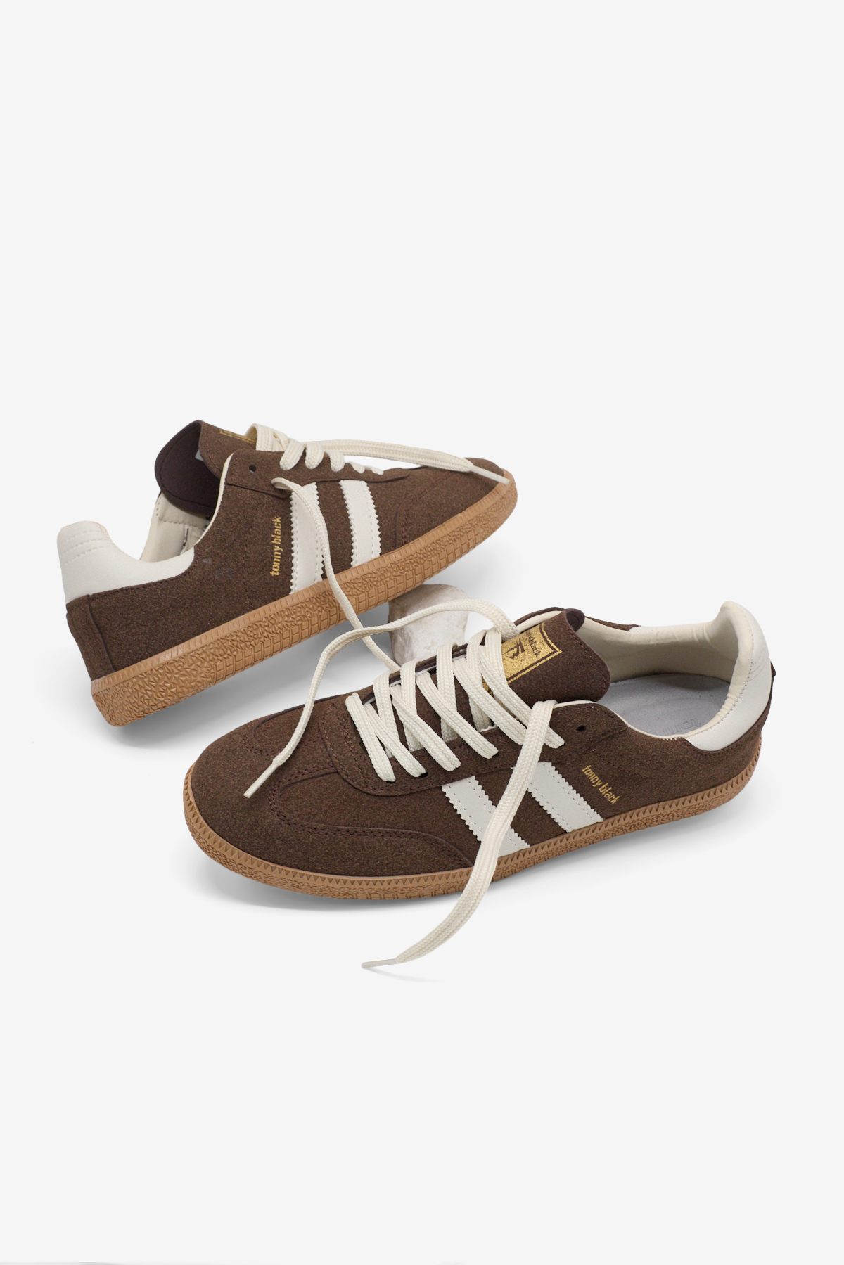 Unisex Kahve Süet Termo Taban Yanı Şeritli Bağcıklı Spor Ayakkabı