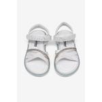 Çocuk Unisex Beyaz Çoçuk Çarpraz Bağlı Sandalet