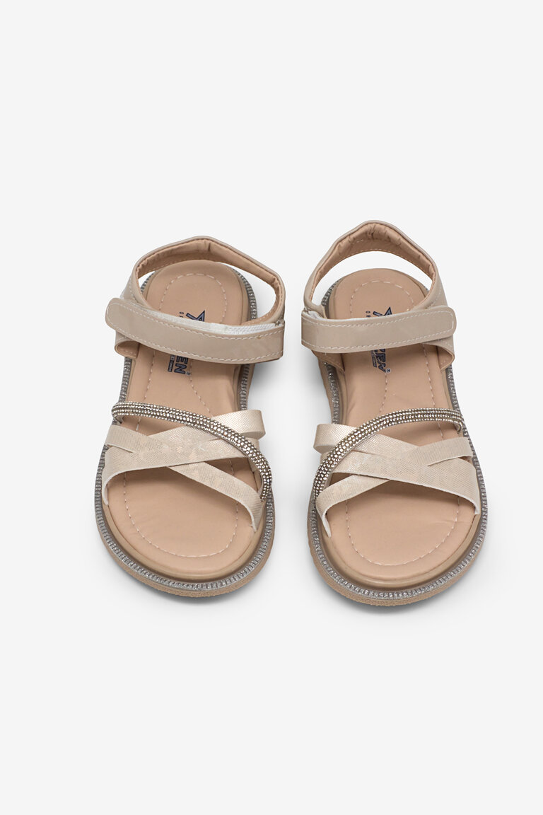 Çocuk Unisex Sedef Çoçuk Çarpraz Bağlı Sandalet