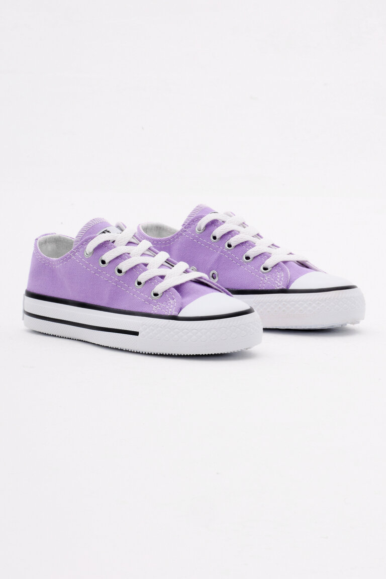 Çocuk Unisex Lila Rahat Kalip Bağcıklı Spor Ayakkabı