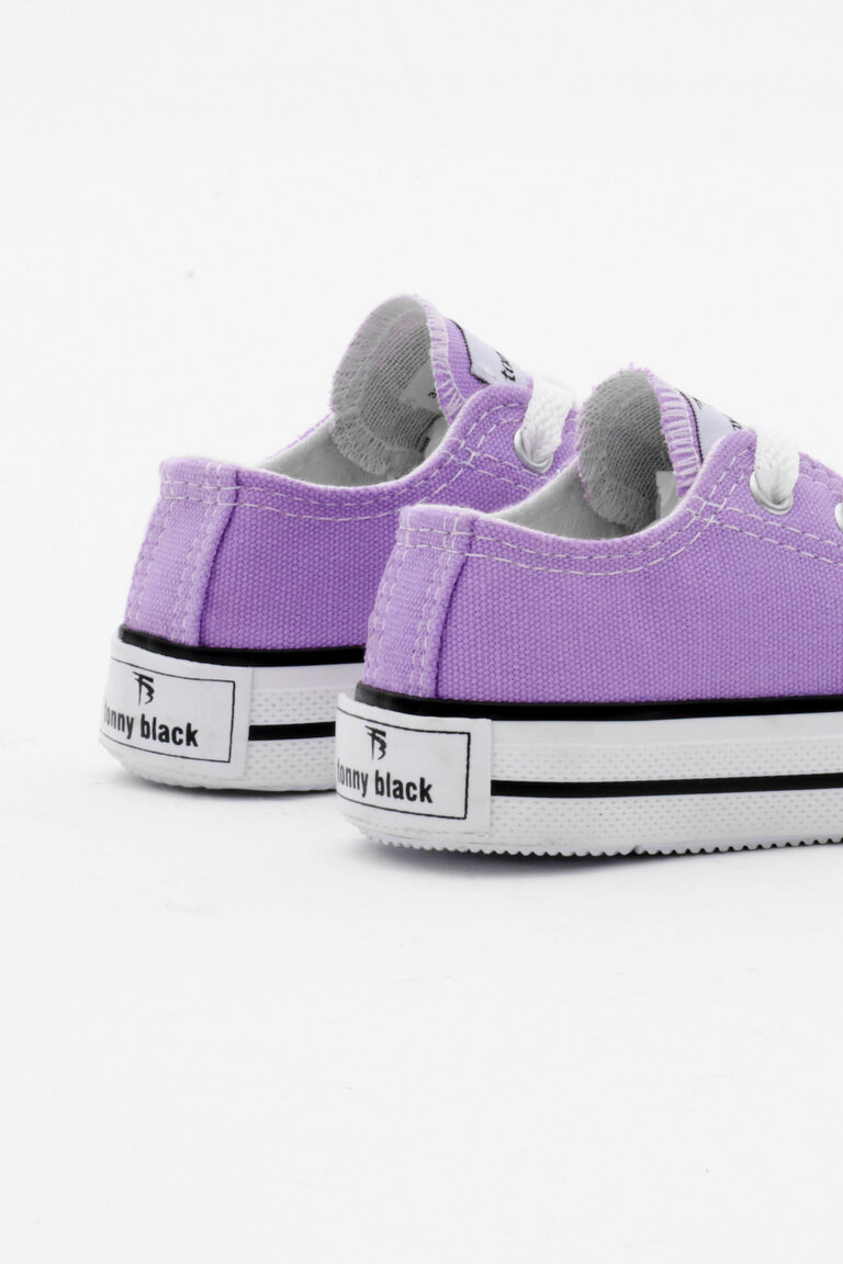 Çocuk Unisex Lila Rahat Kalip Bağcıklı Spor Ayakkabı