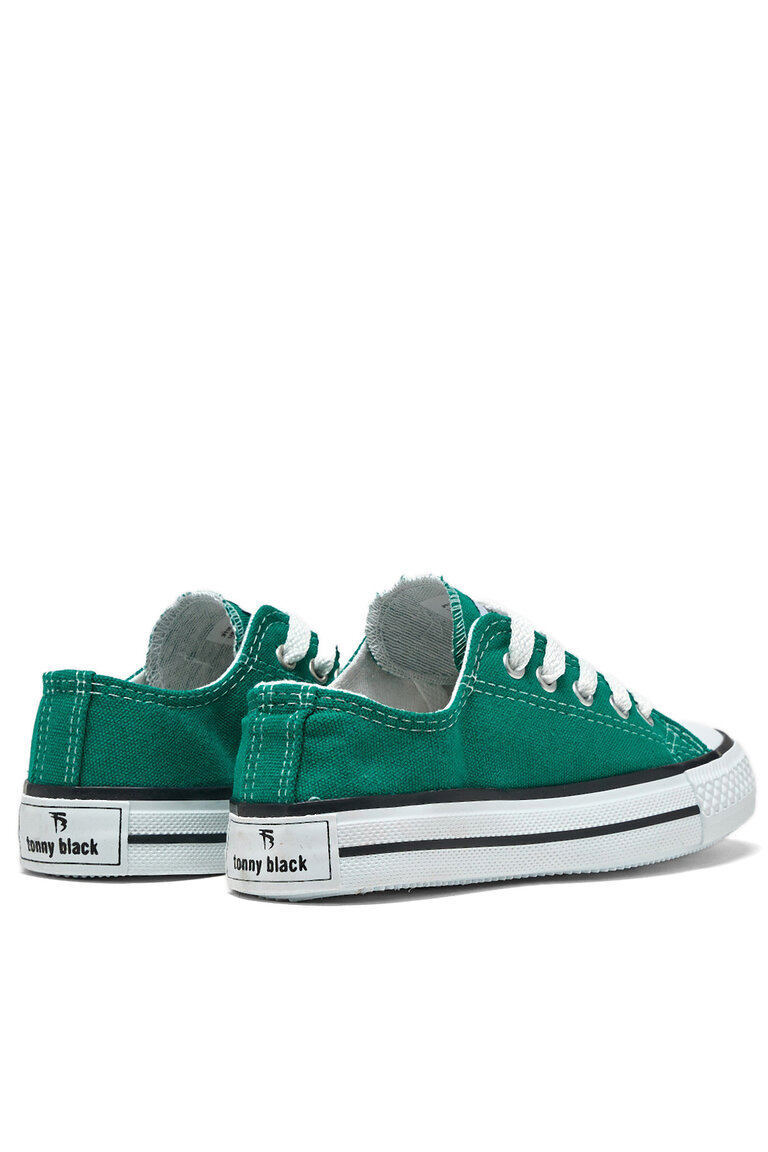 Çocuk Unisex Yeşil Rahat Kalip Bağcıklı Spor Ayakkabı