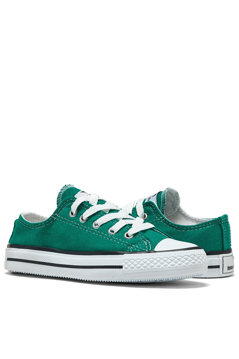 Çocuk Unisex Yeşil Rahat Kalip Bağcıklı Spor Ayakkabı