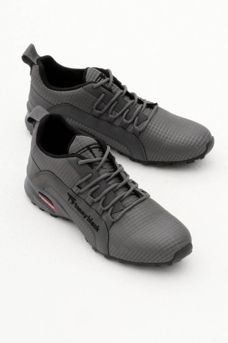 Unisex Füme Rahat Kalıp Termo Taban Bağcıklı Sneaker