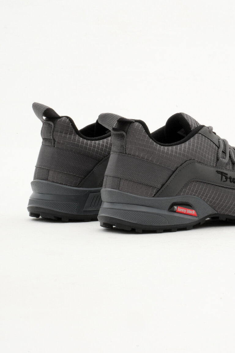 Unisex Füme Rahat Kalıp Termo Taban Bağcıklı Sneaker